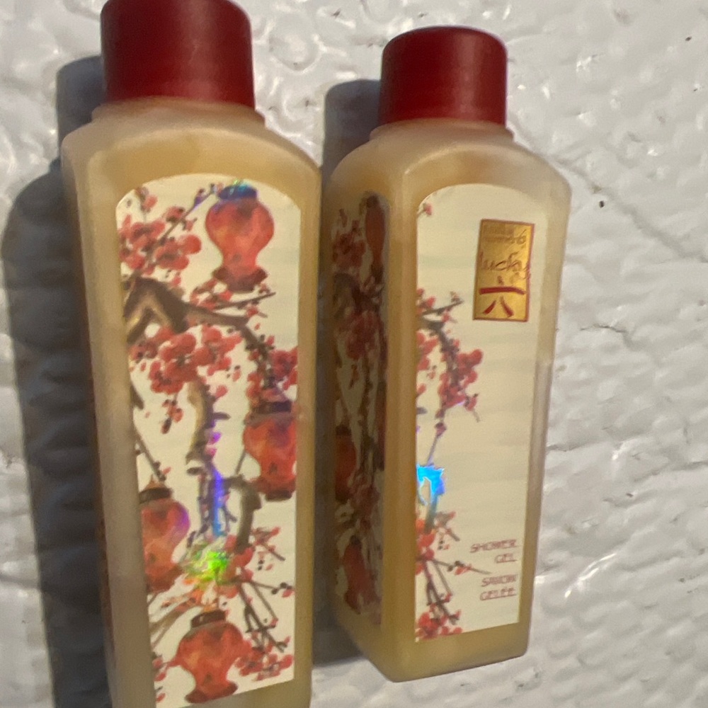 2x Lucky number 6 Shower Gel  3.4 oz each Lot Of 2 Total 6.8 Oz